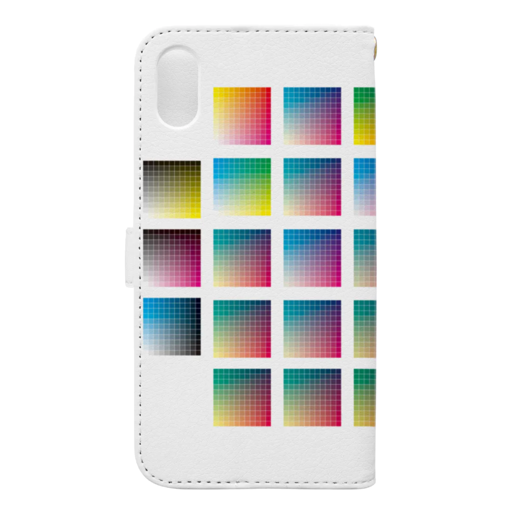 sktmclubのcolor Book-Style Smartphone Case :back