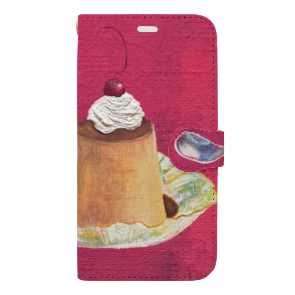 HOOのpudding iPhone case 手帳型スマホケース