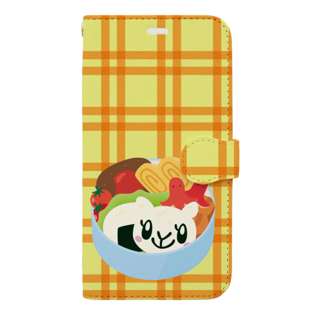 アルム君アイテムショップのキャラ弁アルム君(キャラ弁) Book-Style Smartphone Case