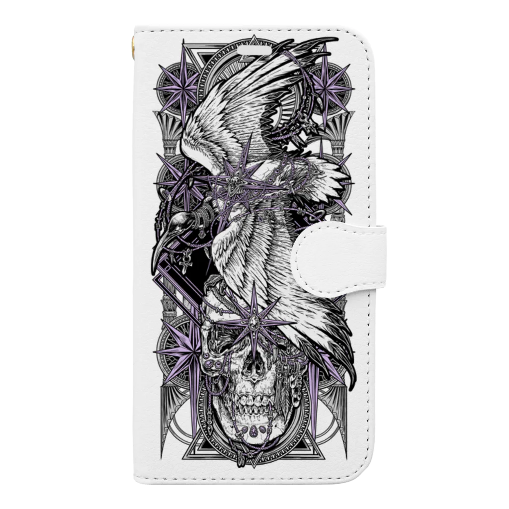 BLACKINKのTAROT - STAR. White Book-Style Smartphone Case