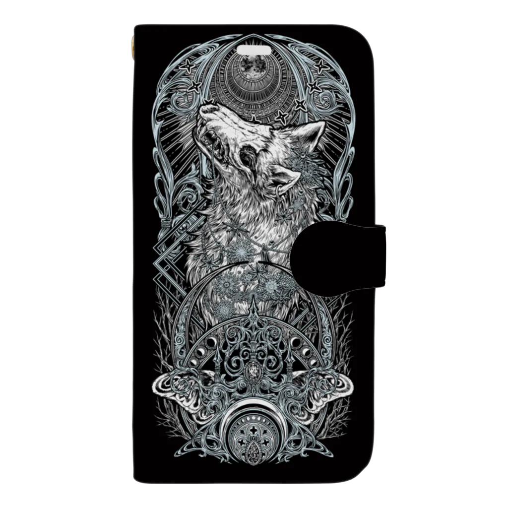 BLACKINKのTAROT - THE MOON. Black Book-Style Smartphone Case