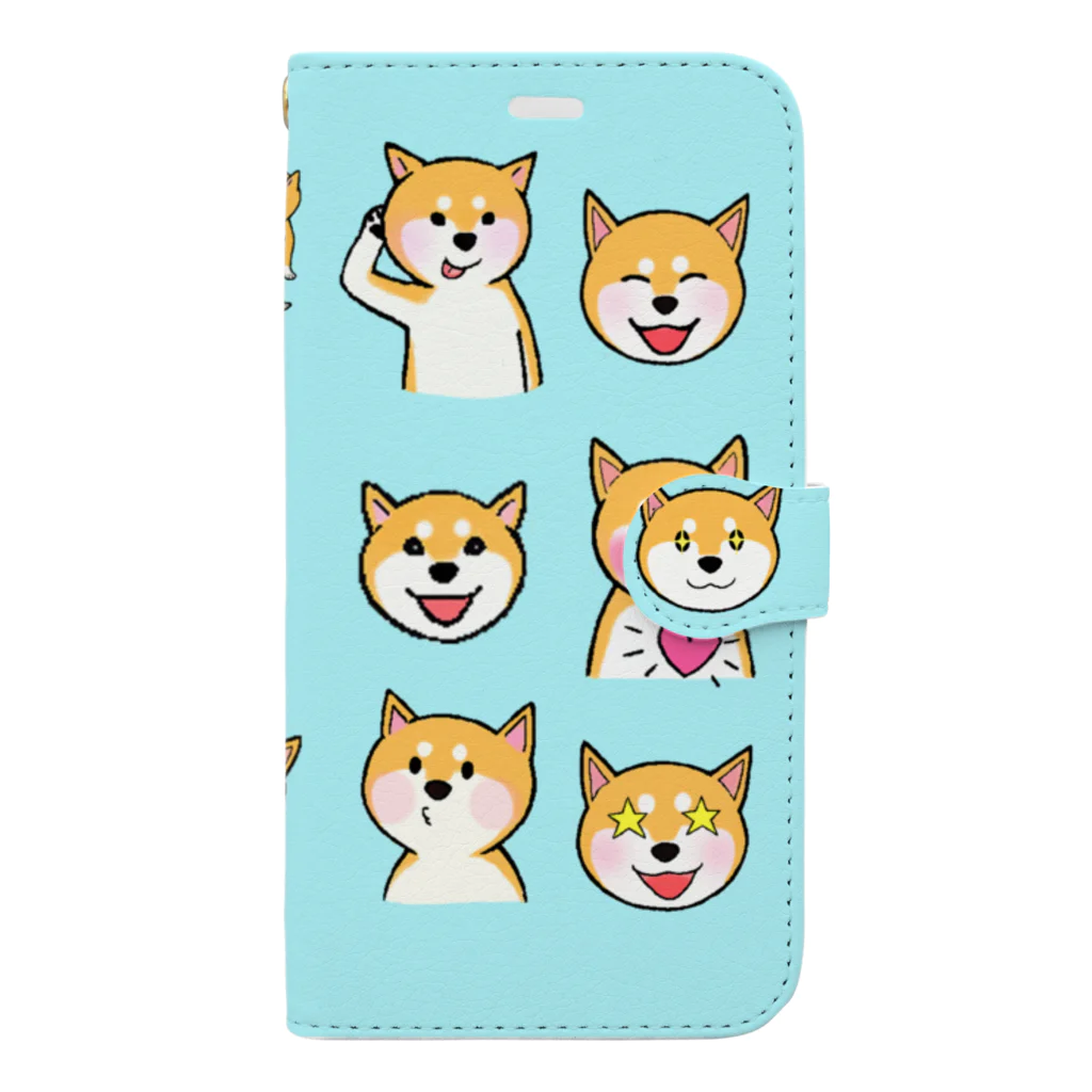 Atelier-Queueの柴犬スマホカバーiPhoneXR Book-Style Smartphone Case