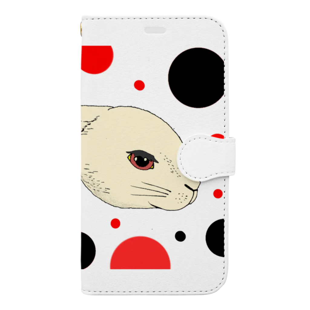 アソマサヤのrabbit in the moon. Book-Style Smartphone Case