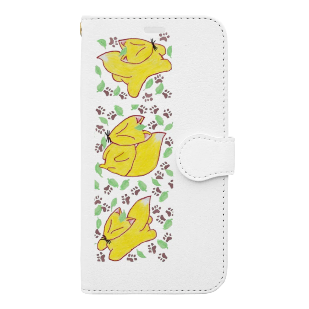 月彩宮SUZURI支店のkogitsune o-kon! No.02 Book-Style Smartphone Case