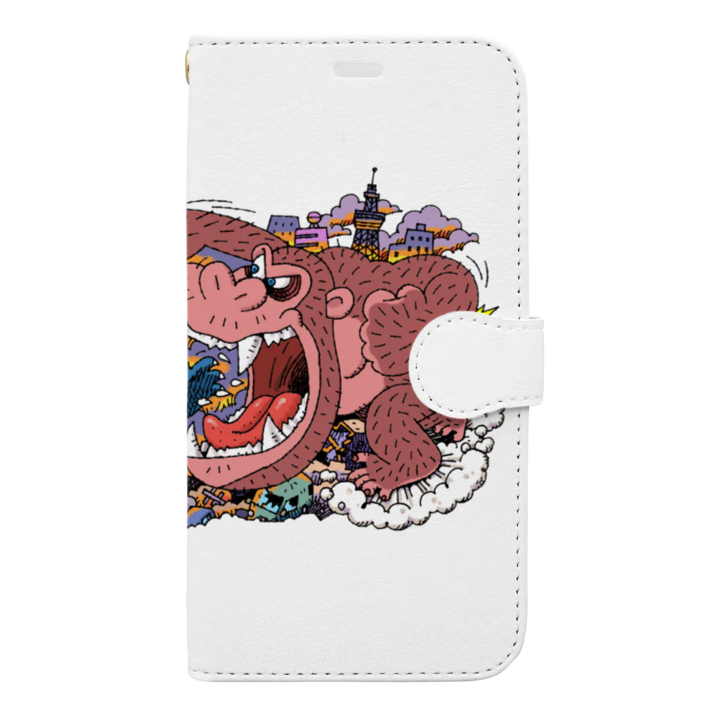 P-TOSHIの神獣vs猿王 Book-Style Smartphone Case