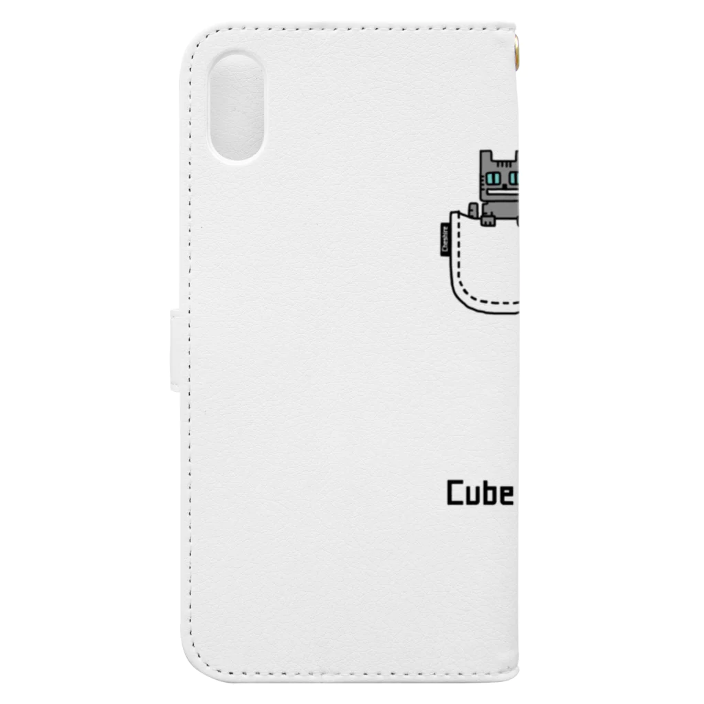 すとろべりーガムFactoryのCUBE アリス ver.2 手帳型スマホケースの裏面