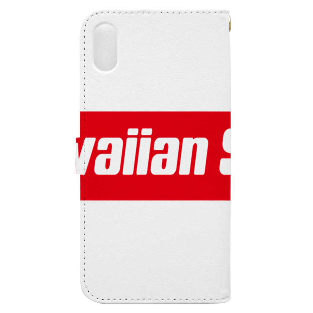 ハワイスタイルクラブのHawaiian Suprex Box Logo Book-Style Smartphone Case :back