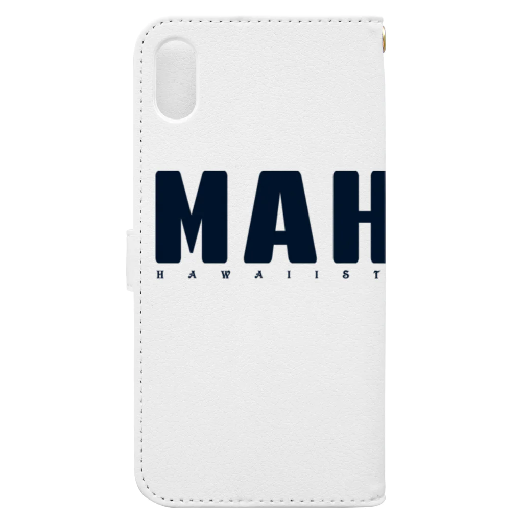 ハワイスタイルクラブのJust MAHALO Book-Style Smartphone Case :back