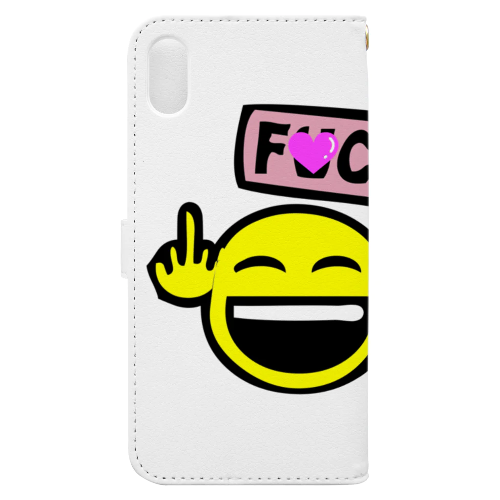 JOKERS FACTORYのF●CK YOU 手帳型スマホケースの裏面