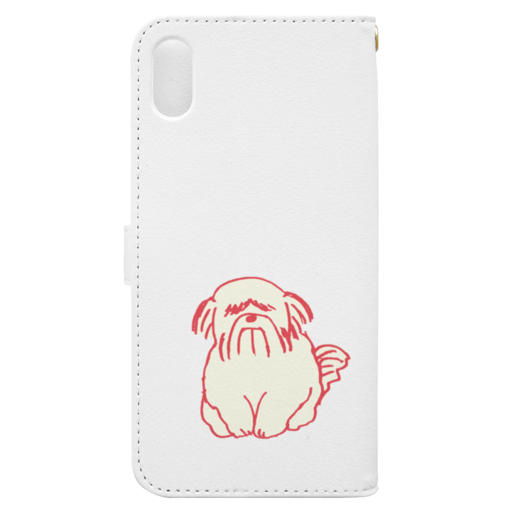 STORE（ストア）のinu_Shih Tzu 手帳型スマホケースの裏面