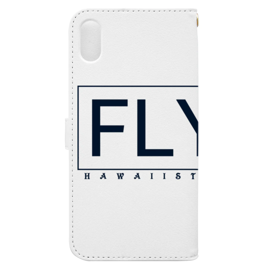 ハワイスタイルクラブのFLY HI BOX Book-Style Smartphone Case :back