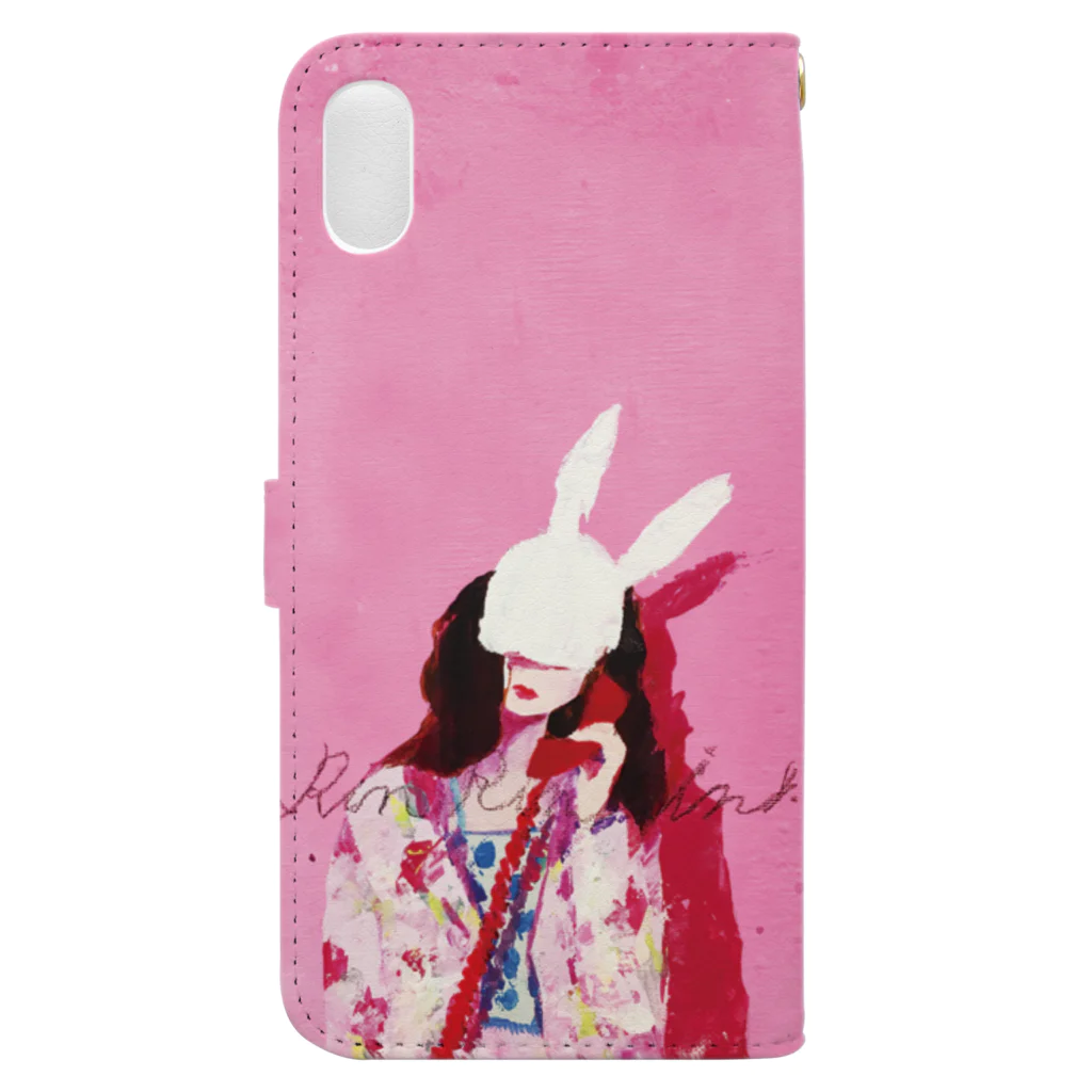 有村佳奈のART FASHION SHOPのRINRIN Book-Style Smartphone Case :back