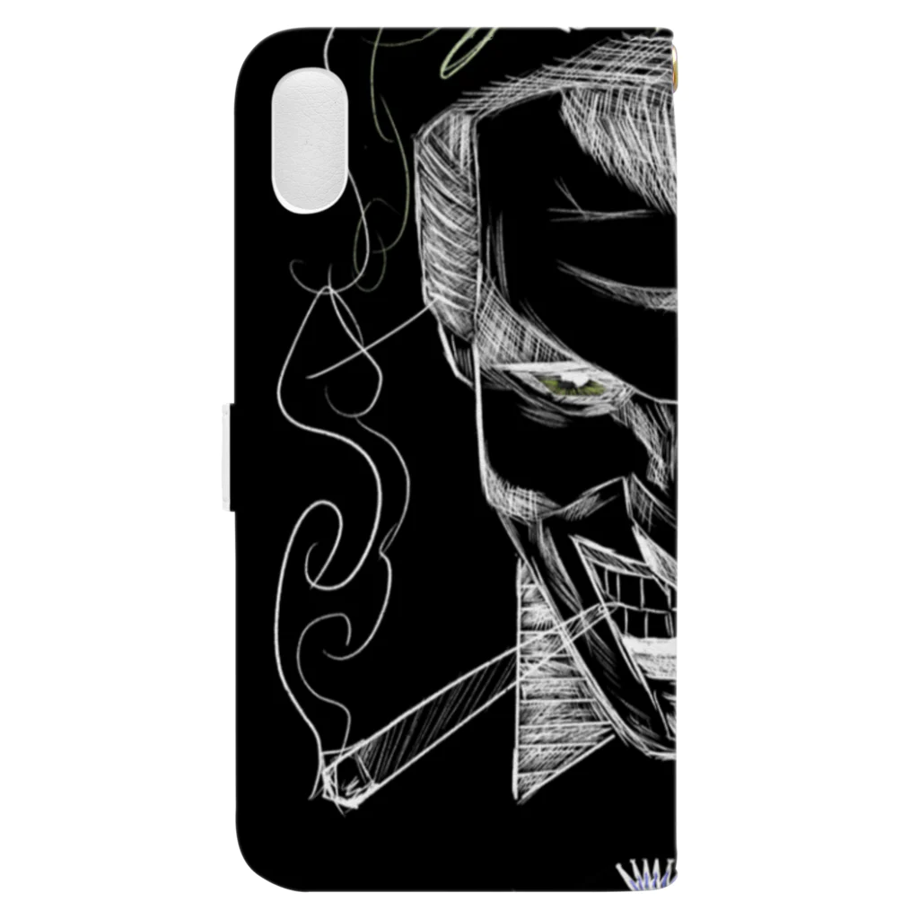 jackartworkのJOKER&KING Book-Style Smartphone Case :back