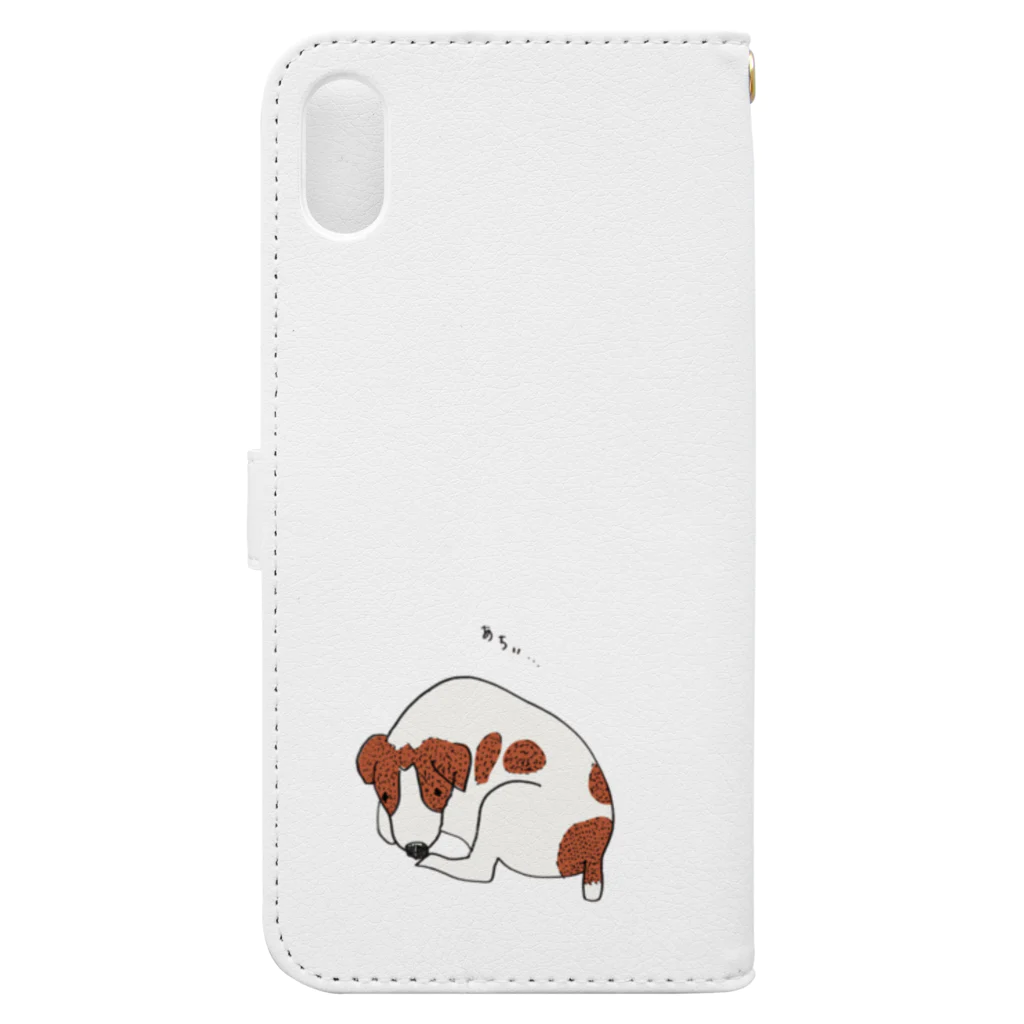 ワンモナイトのあちぃ犬(JRT) Book-Style Smartphone Case :back