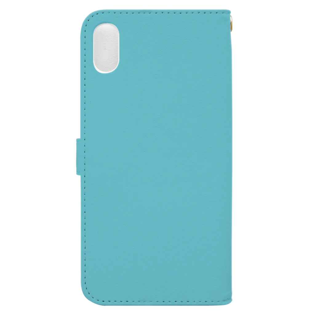 GREEN DESIGN WORKS　グリーンデザインワークスのTHE EARTHシンプルVer.　手帳型iPhoneケース Book-Style Smartphone Case :back