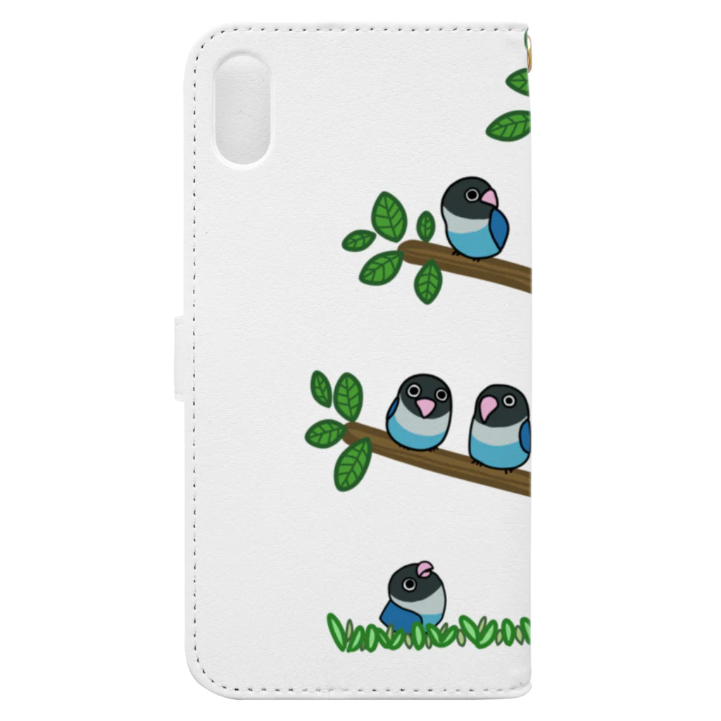 LOVEBIRD BOTANのLOVEBIRD BOTAN Tree Book-Style Smartphone Case :back