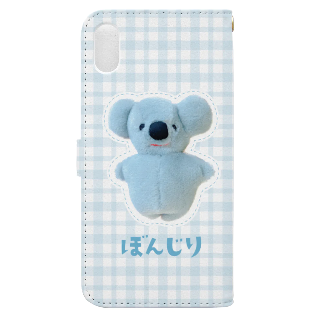 ぽい𓅿のコアラのぼんちゃん Book-Style Smartphone Case :back