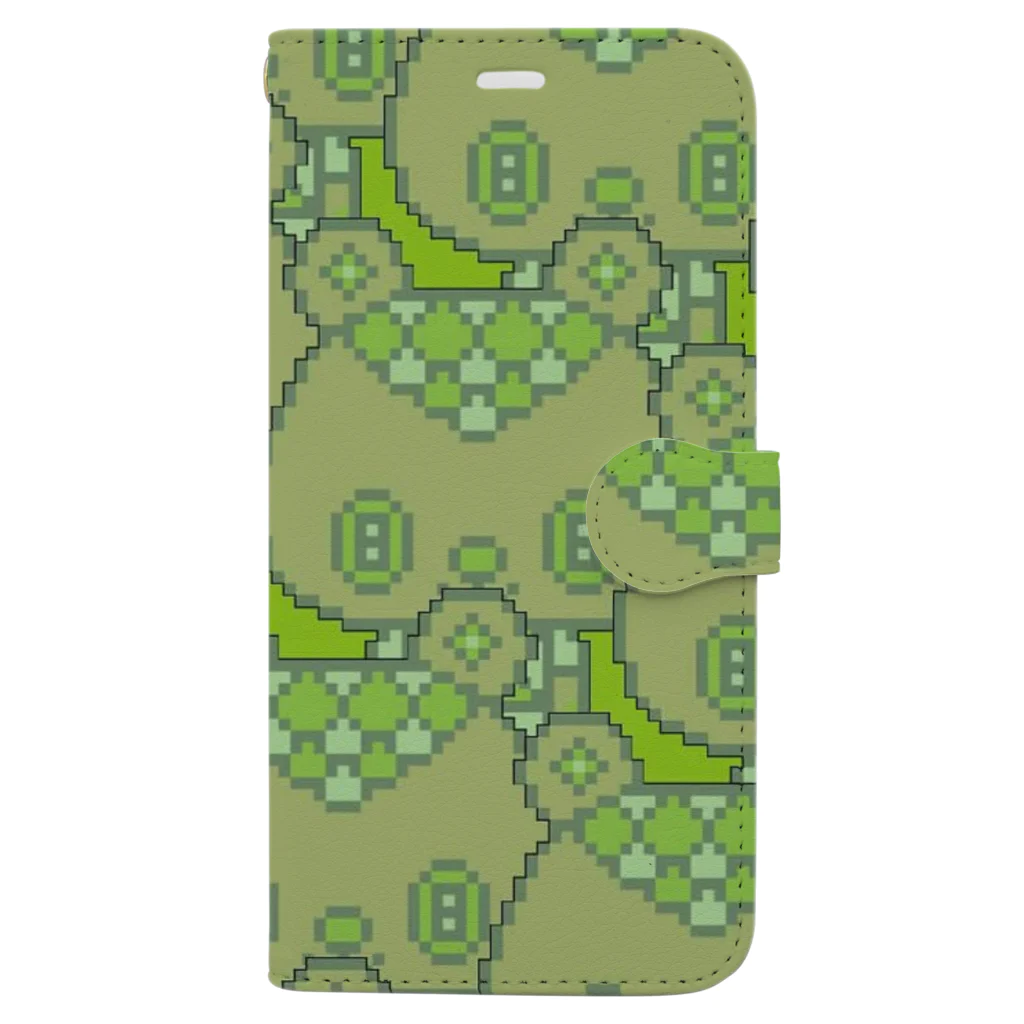 madeathのGreenBear 手帳型スマホケース