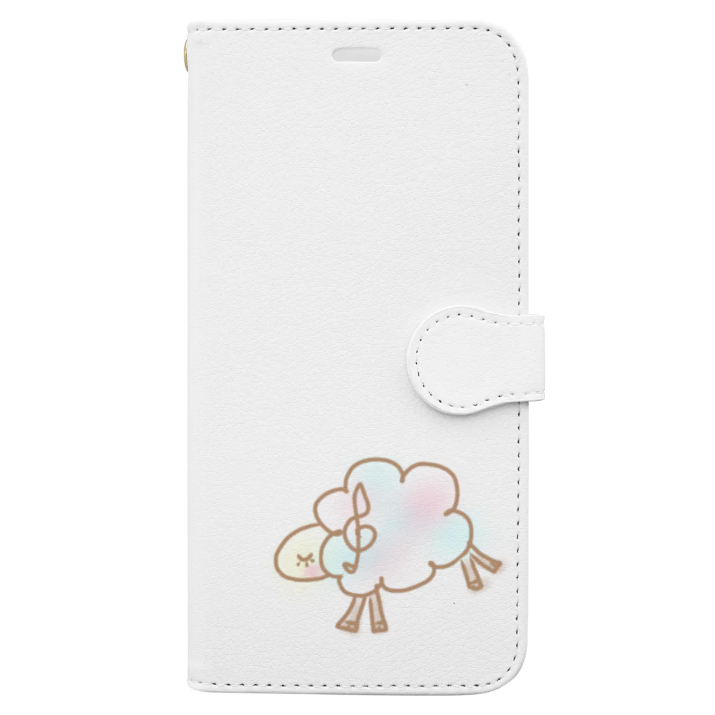 sheepworldのひつじちゃん Book-Style Smartphone Case