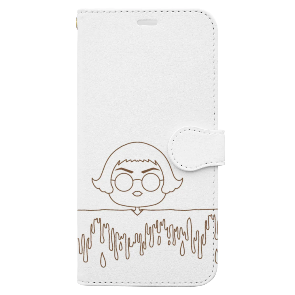 じゃすみんのぱりみん〜単色〜 Book-Style Smartphone Case