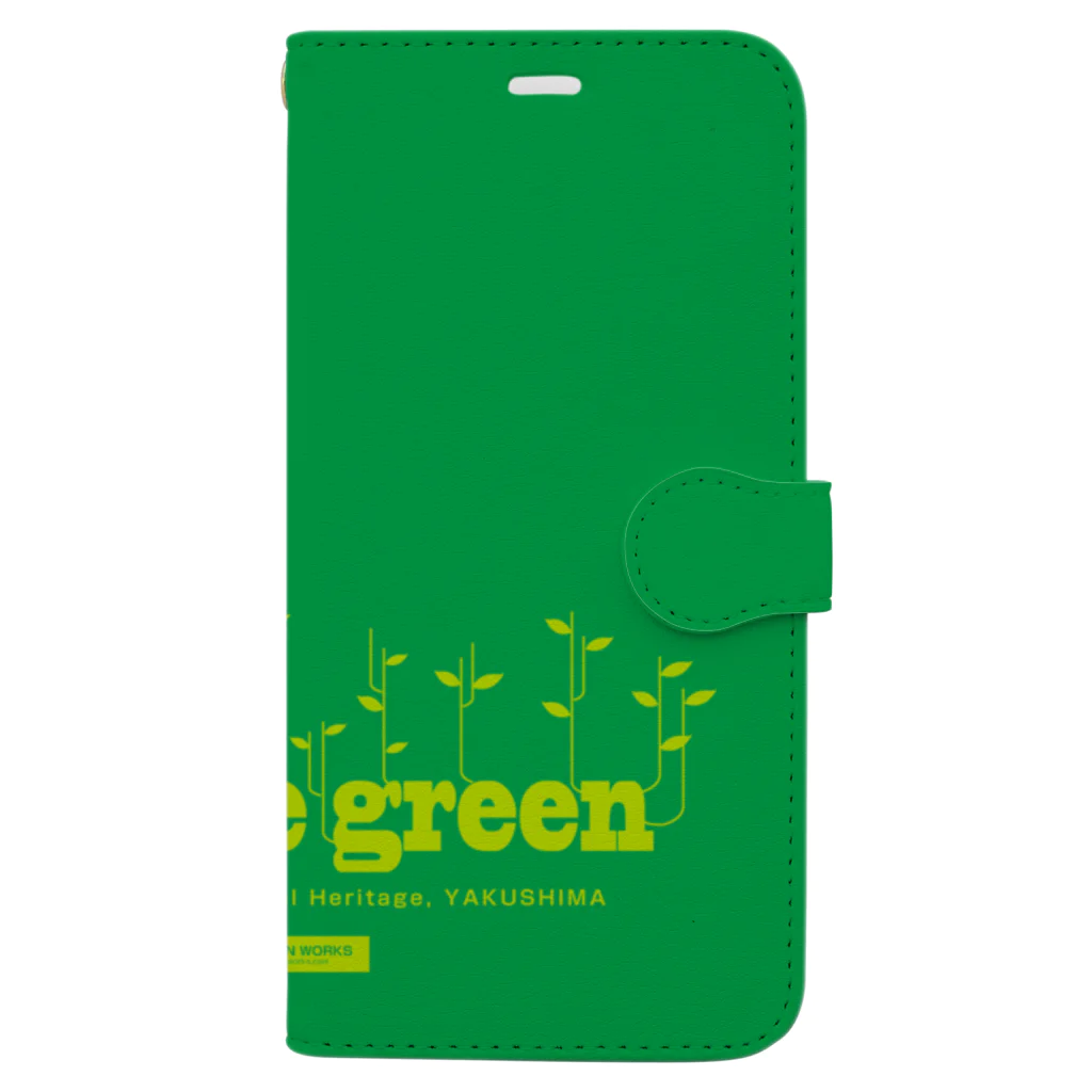 GREEN DESIGN WORKS　グリーンデザインワークスのWE LOVE green　手帳型スマホケース 手帳型スマホケース