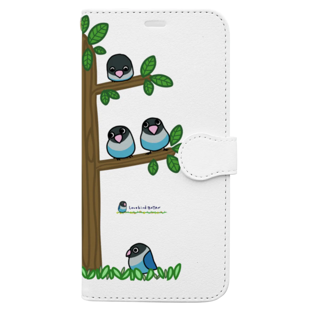 LOVEBIRD BOTANのLOVEBIRD BOTAN Tree 手帳型スマホケース