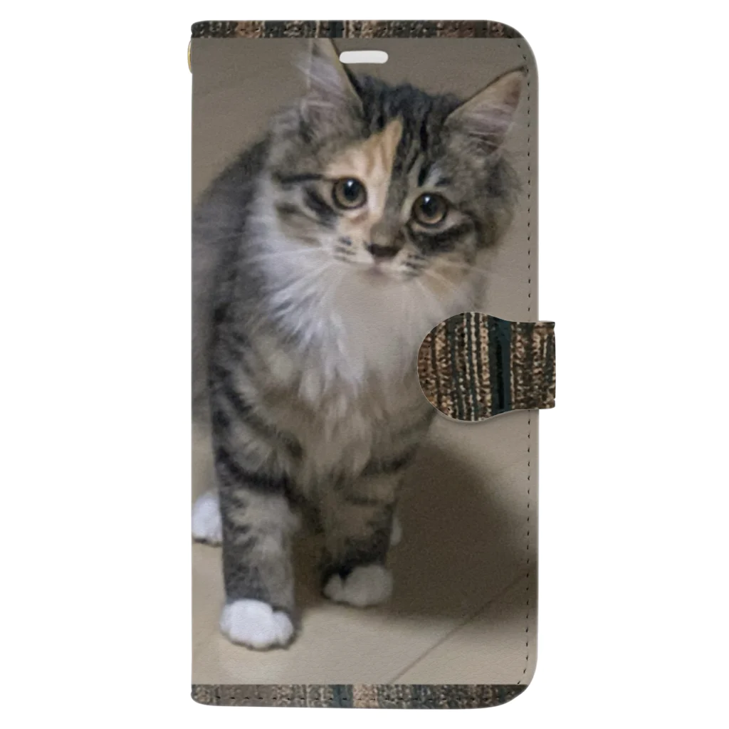 きなこ あずきショップのあずき Book-Style Smartphone Case