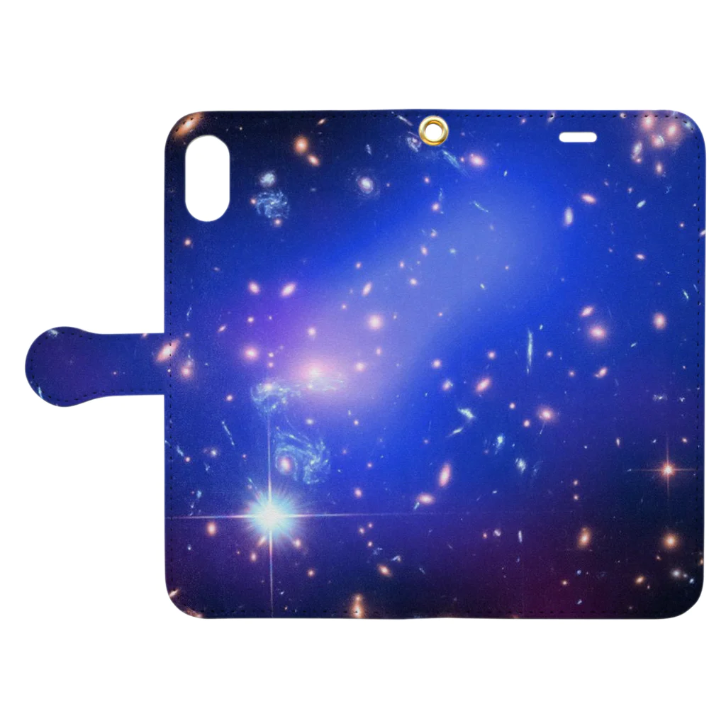 2step_by_Jrの宇宙の藻屑 Book-Style Smartphone Case:Opened (outside)