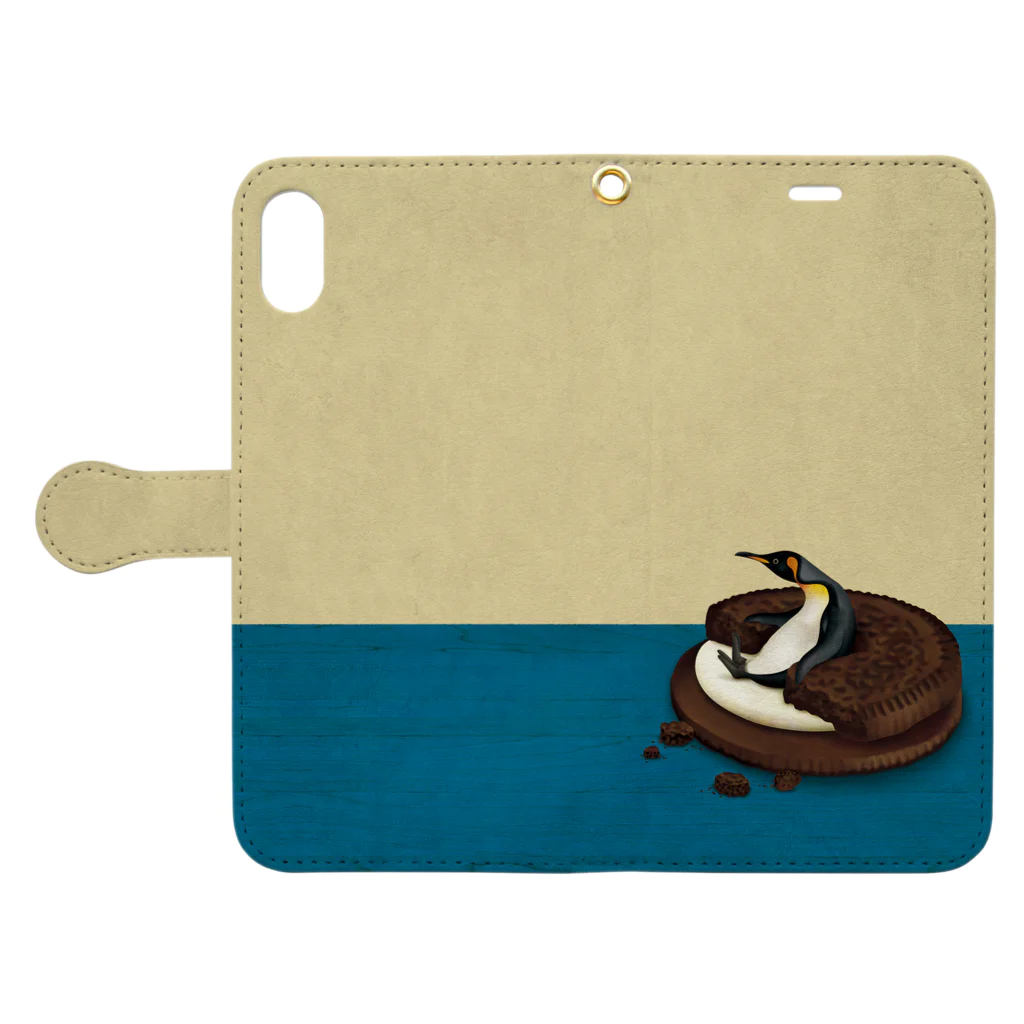 sweet penguinのsweet penguin Book-Style Smartphone Case:Opened (outside)