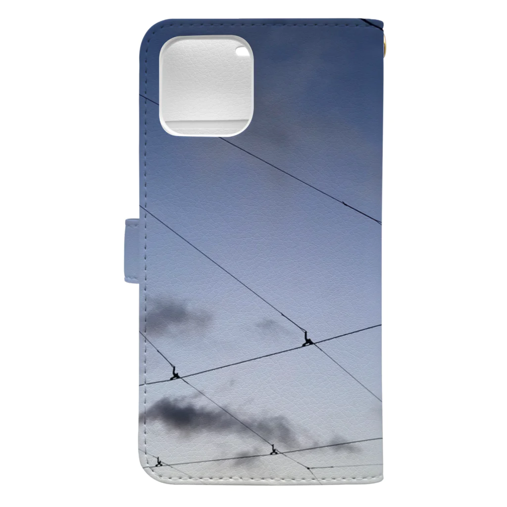 art510の函館の空 Book-Style Smartphone Case :back