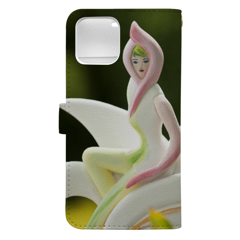 Qumi Nishioのmomo Book-Style Smartphone Case :back