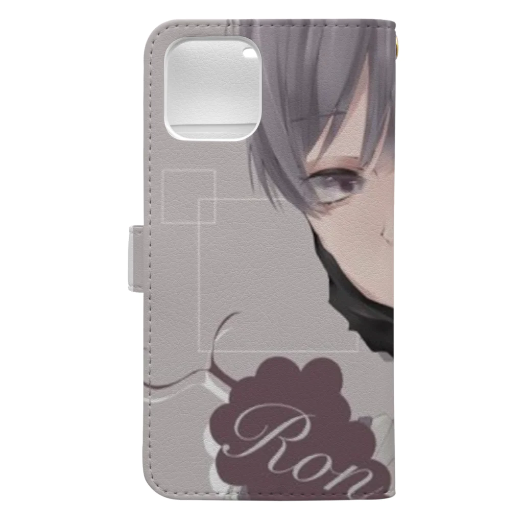 さな🦅🌹あと2日で凍結解除！のろんくんのスマホケース Book-Style Smartphone Case :back