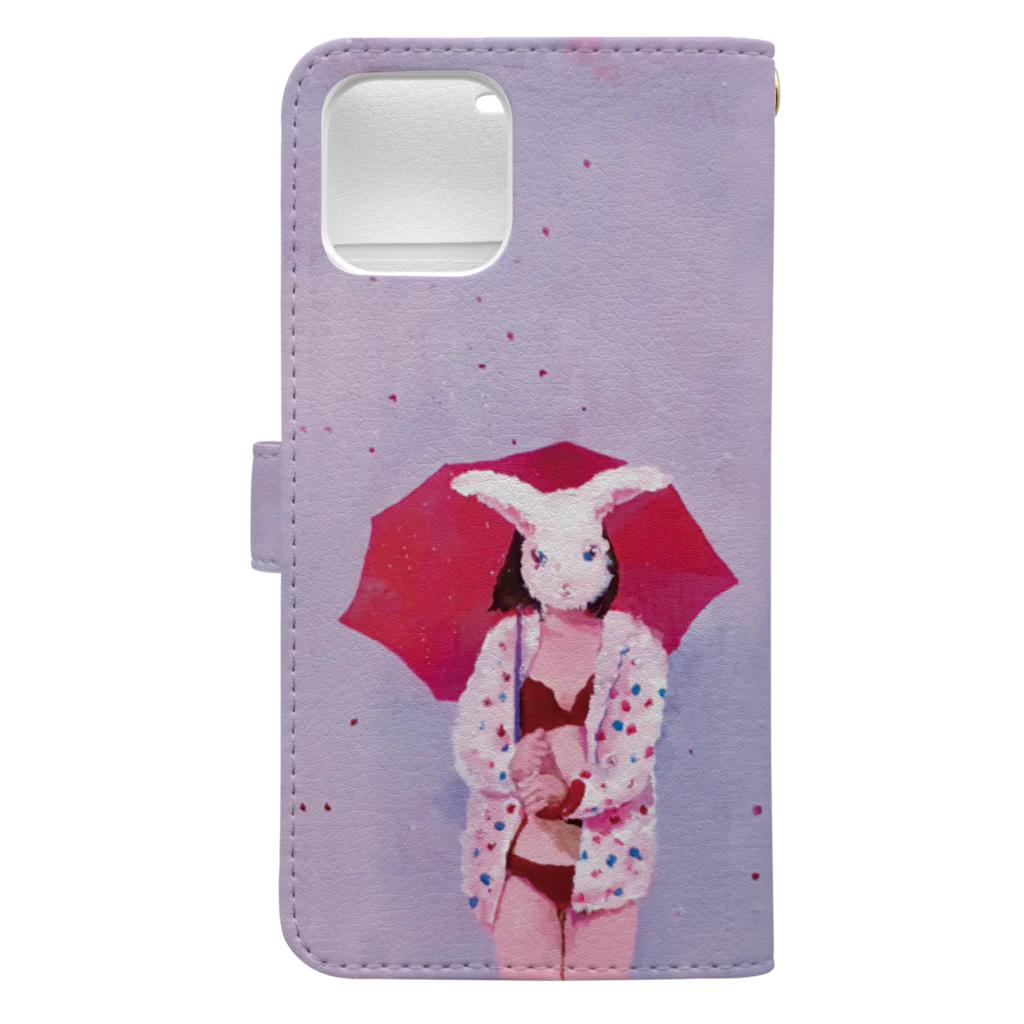 有村佳奈のART FASHION SHOPのバグ手帳 Book-Style Smartphone Case :back