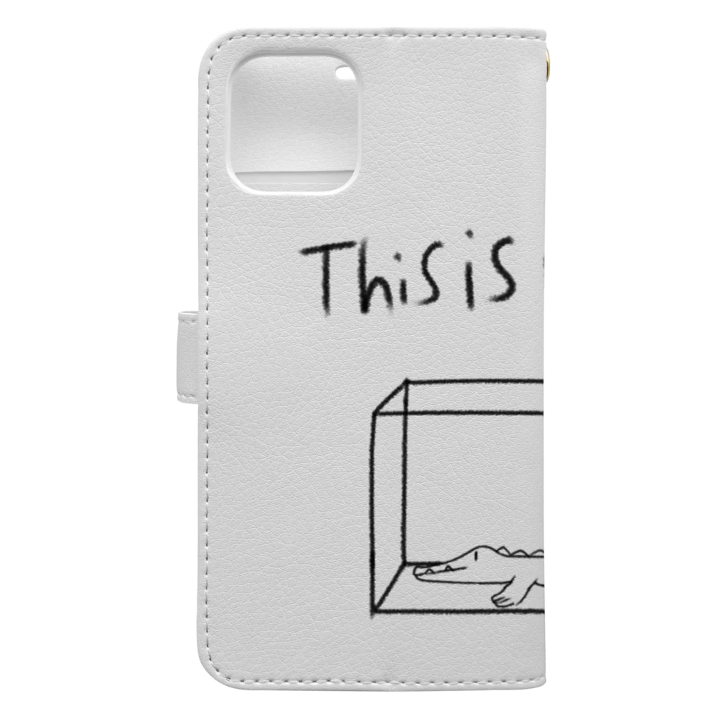 アトリエヱキパのthis is nor Rearing Book-Style Smartphone Case :back