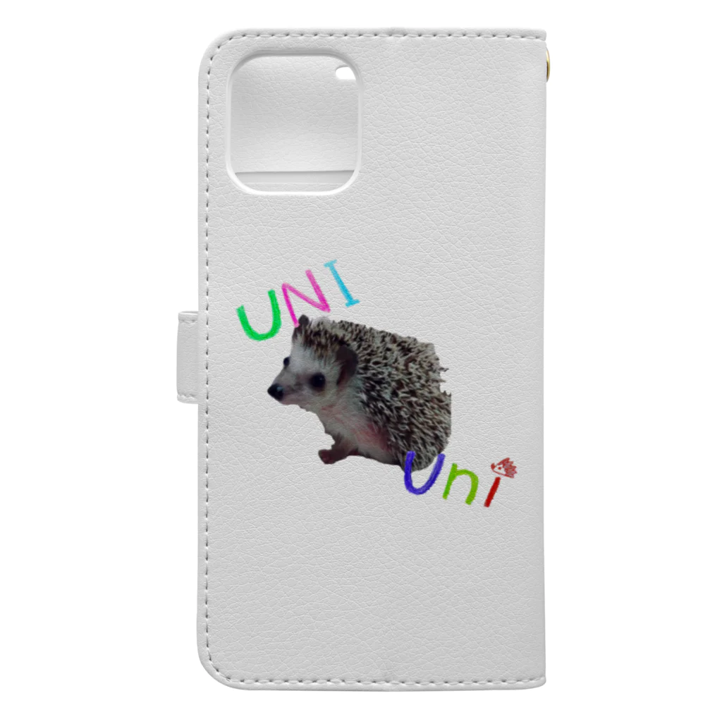 URCHINのUNIuni♪ Book-Style Smartphone Case :back