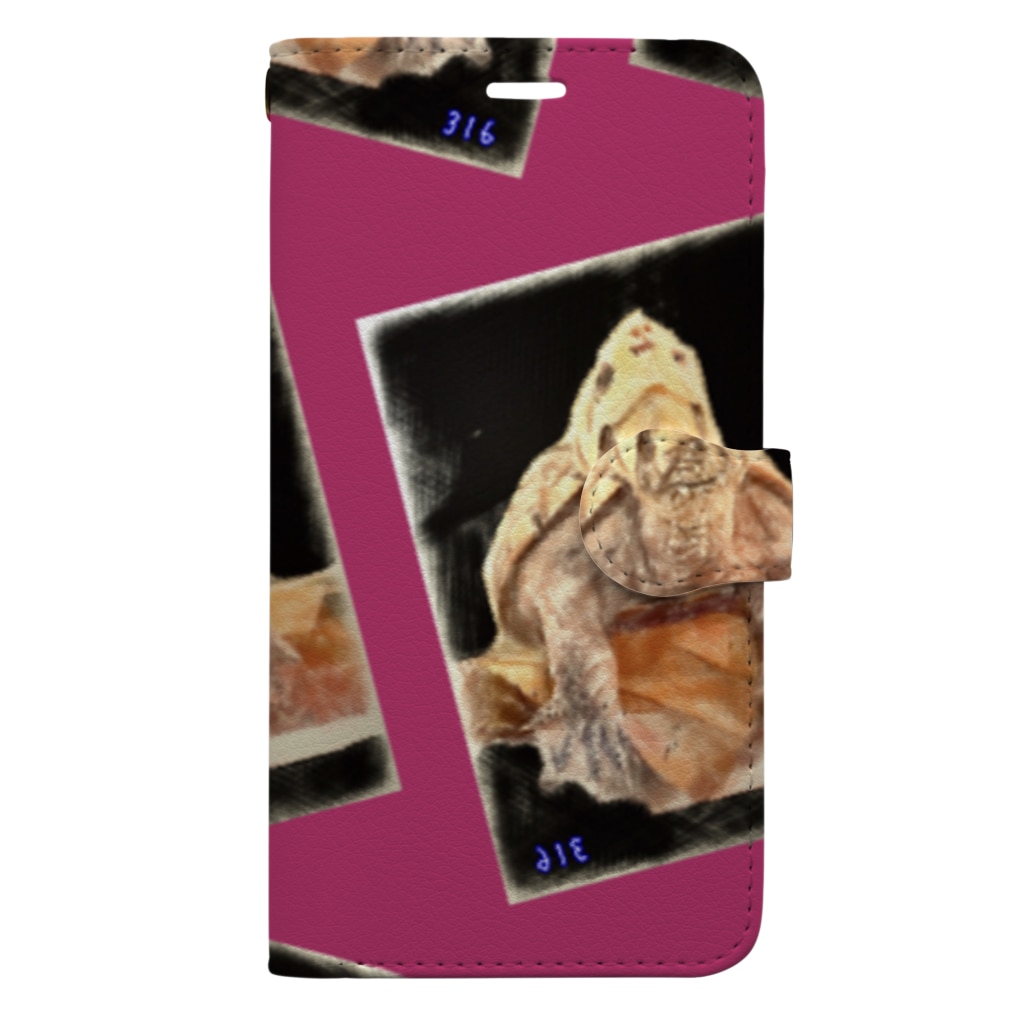 316(MIHIRO)のアジアンテイストアート風 Book-Style Smartphone Case