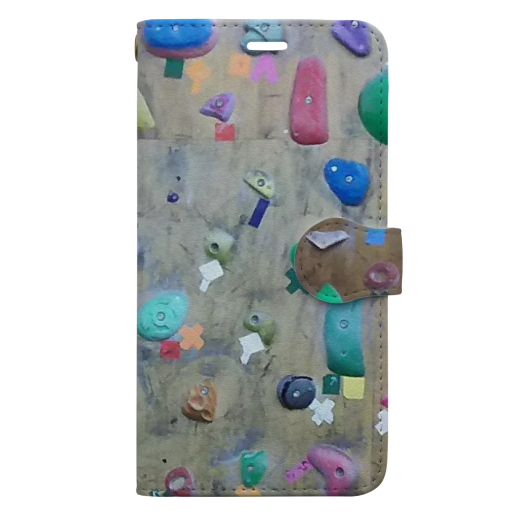 RAVE GIRLのbouldering~素敵な凹凸~ Book-Style Smartphone Case