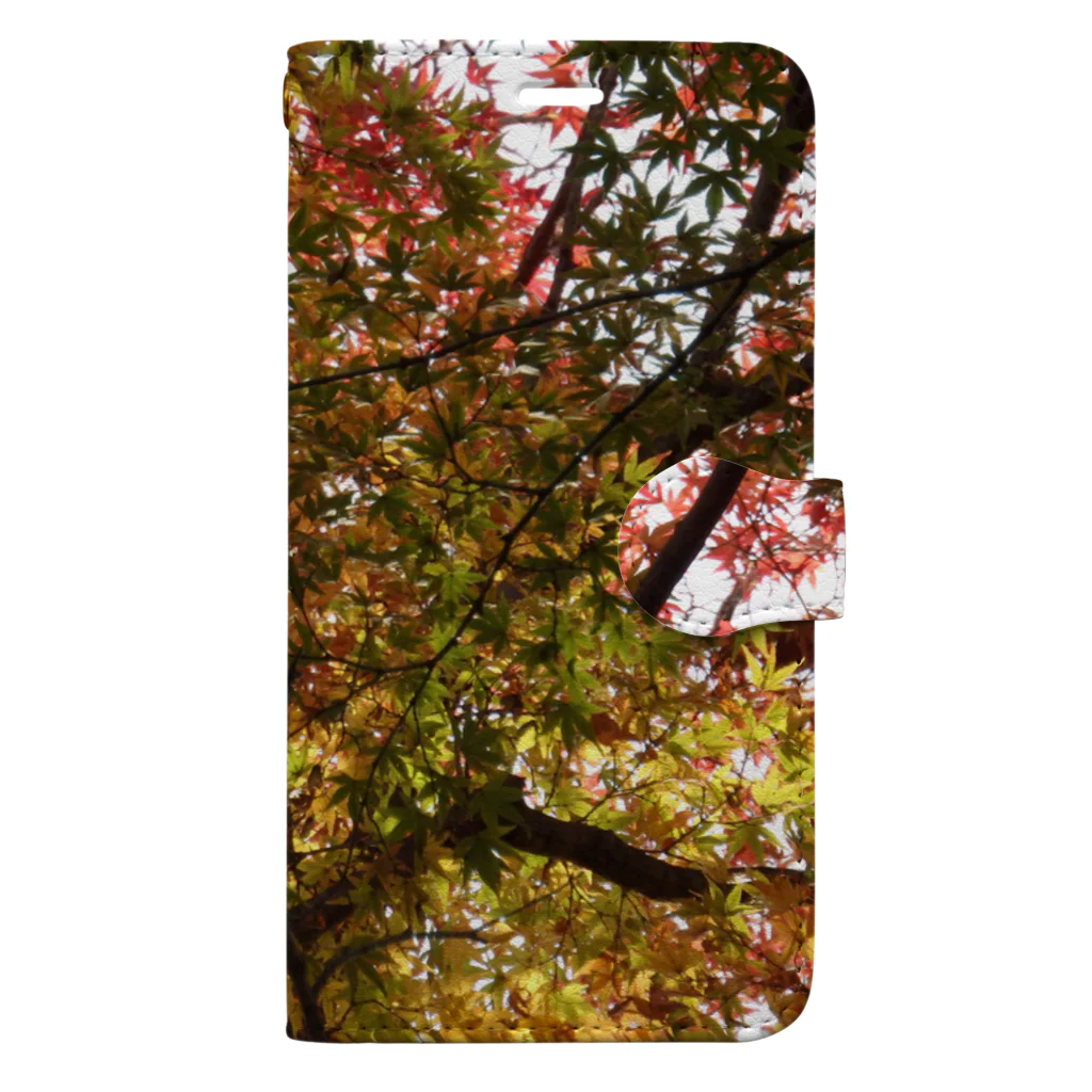 Ngorongoro＊Pixelのforest(Sepia Book-Style Smartphone Case