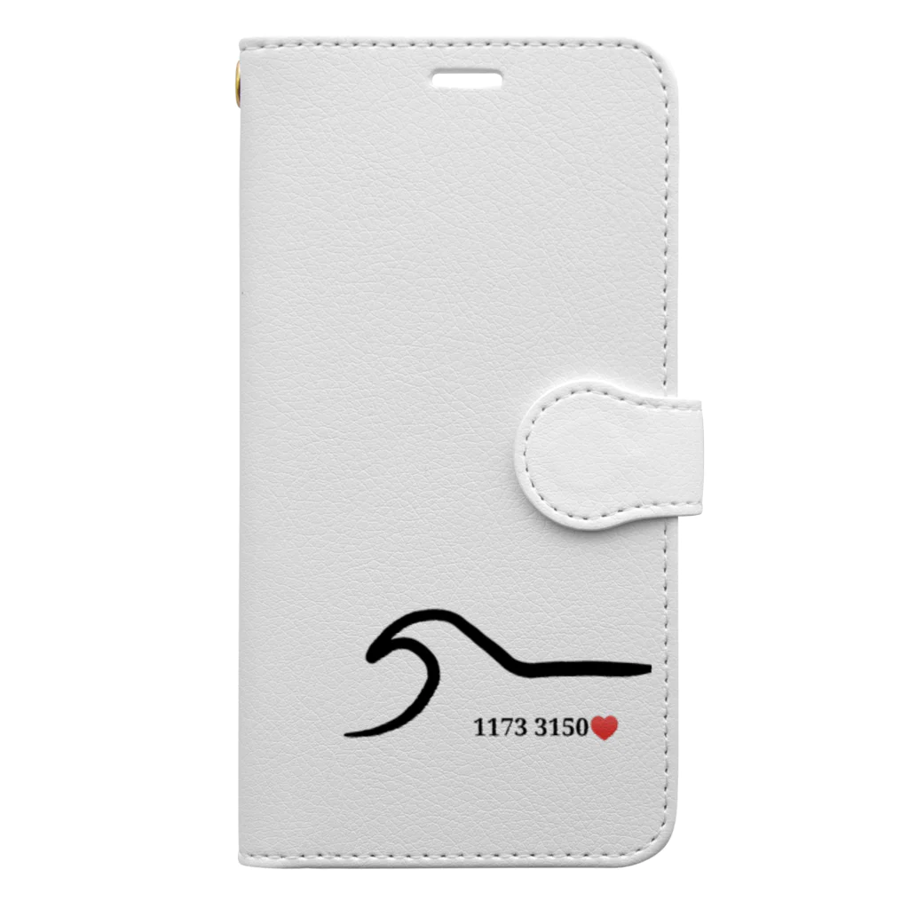 Lamer1173のいい波 最高 Book-Style Smartphone Case