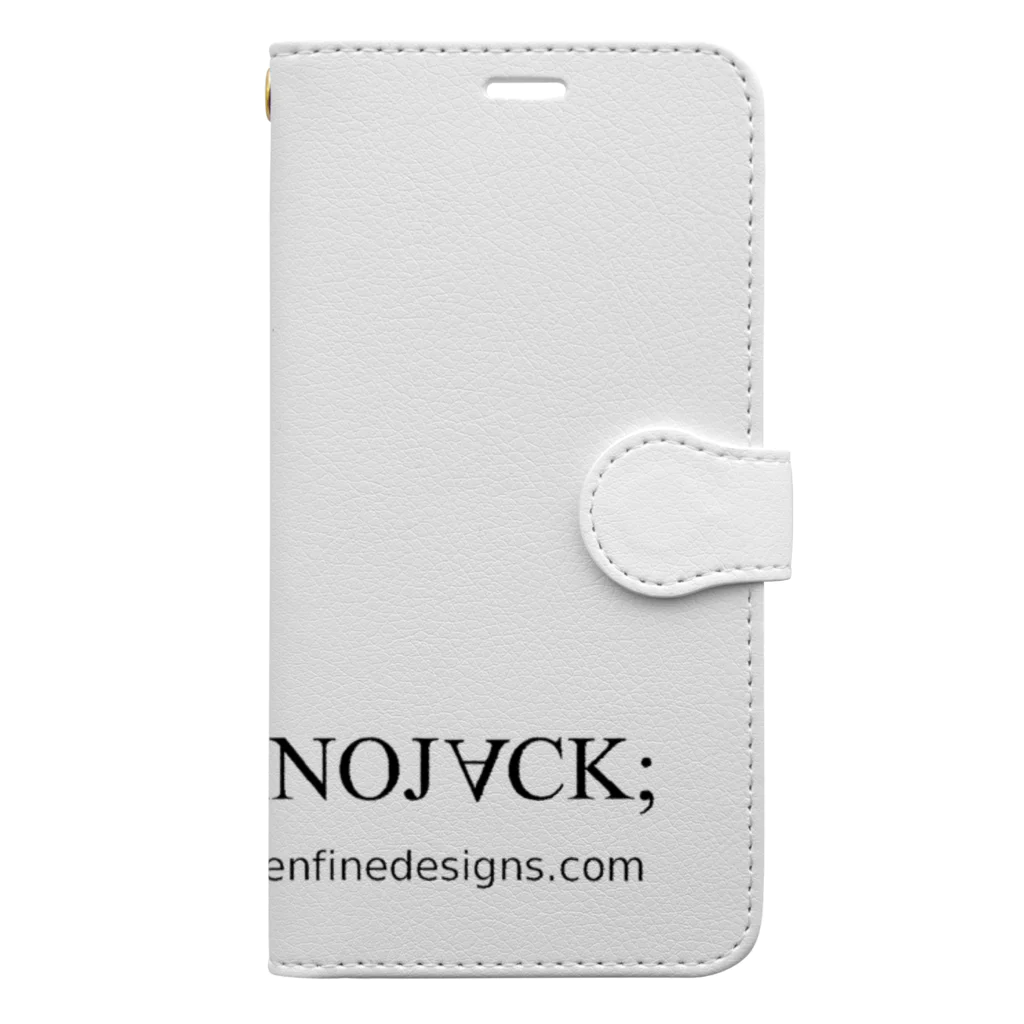 AMANOJVCKの透過！AMANOJVCKロゴ Book-Style Smartphone Case