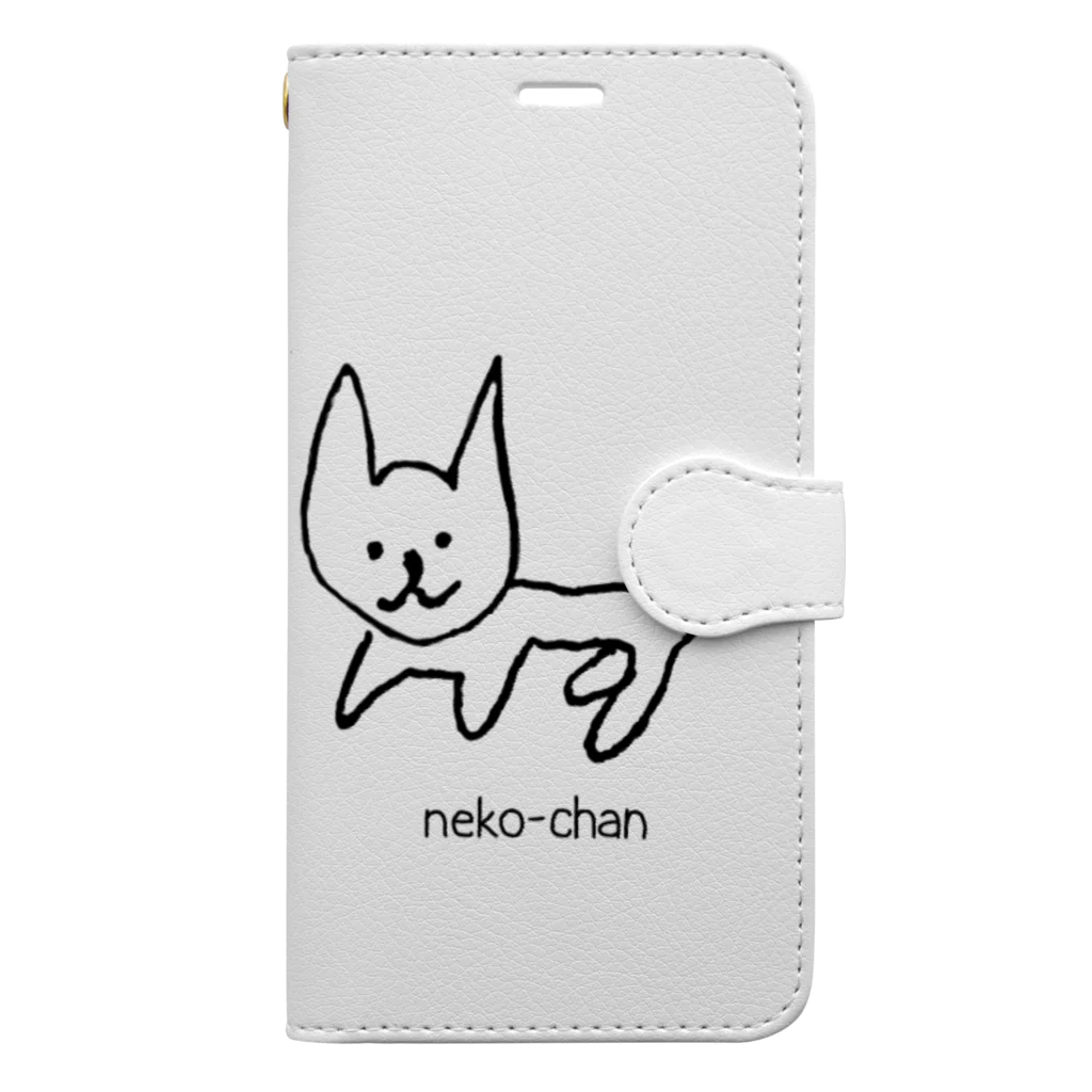 neko-chanのBig neko-chan Book-Style Smartphone Case