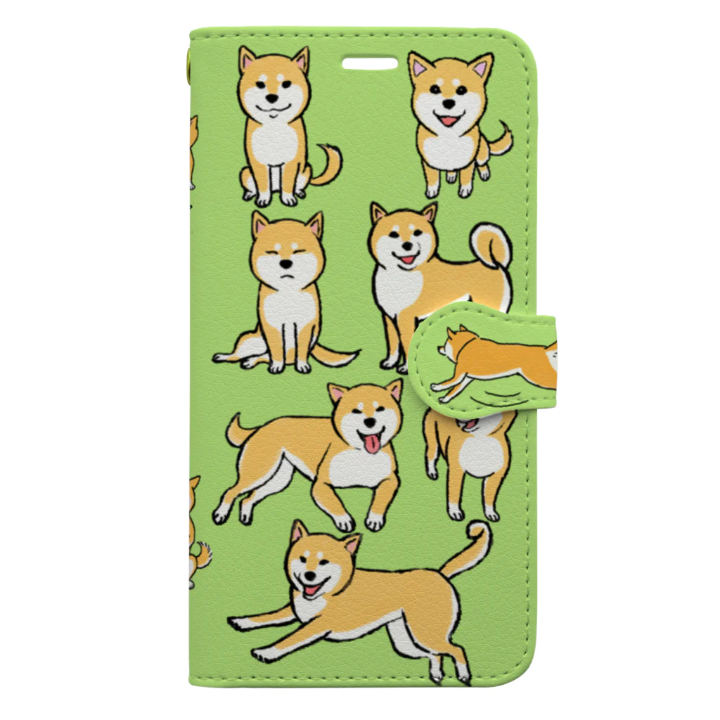 Atelier-Queueの柴犬スマホカバーiPhone11ProMax 手帳型スマホケース