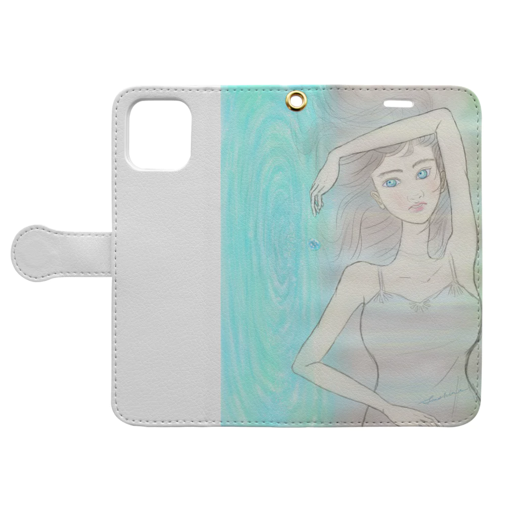 Sunshine_*のWater Book-Style Smartphone Case:Opened (outside)