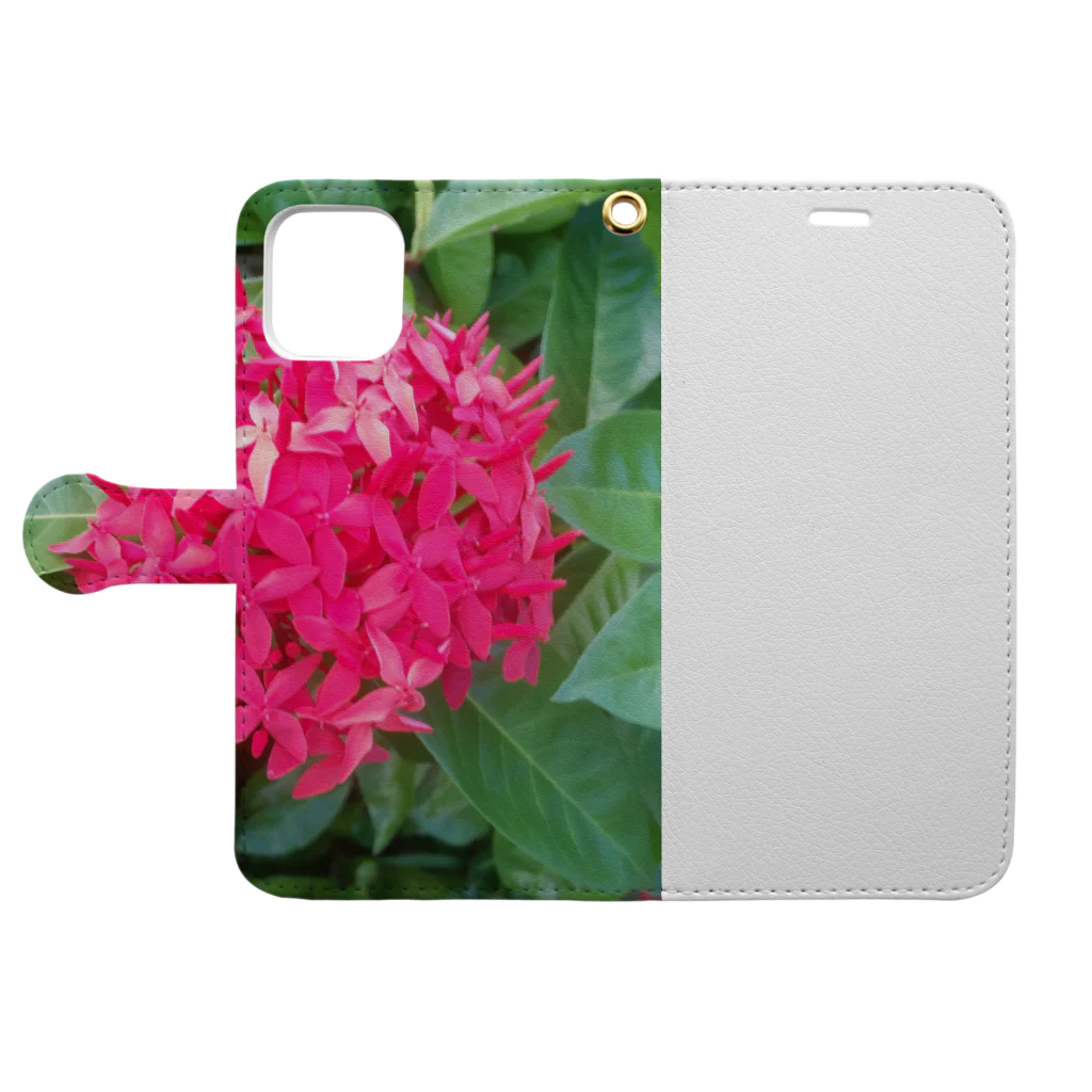 art510のYaedake flower Book-Style Smartphone Case:Opened (outside)