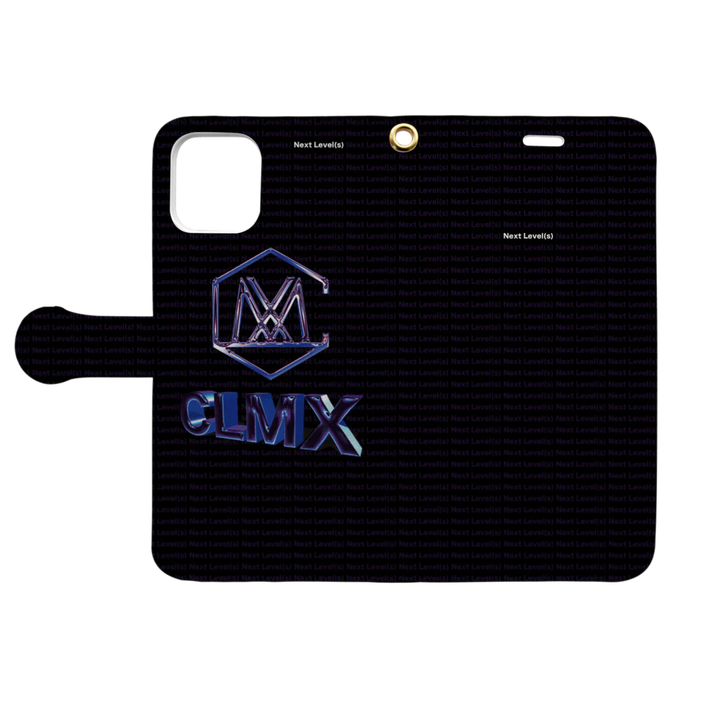 CLMX GOODS "2024"のCLMX iPhone Flip Case 手帳型スマホケースを開いた場合(外側)