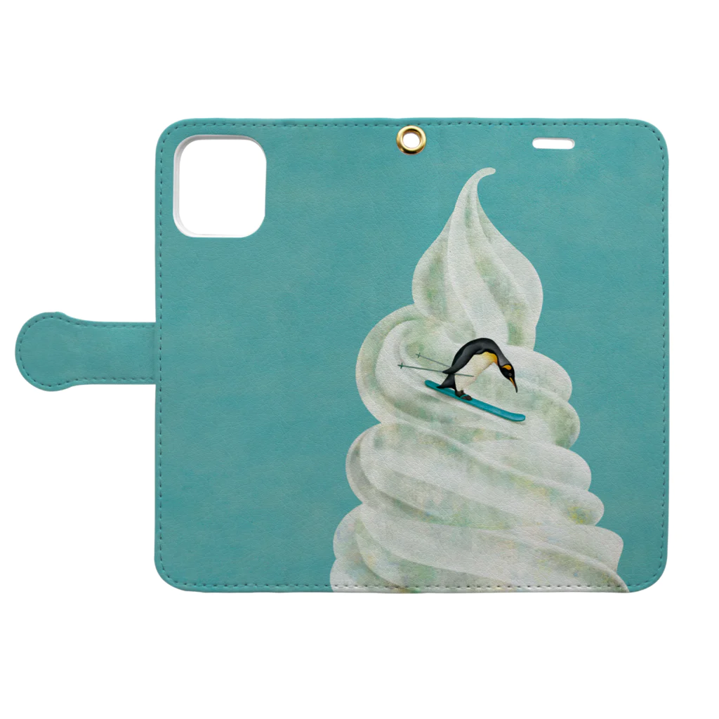 sweet penguinのsweet penguin Book-Style Smartphone Case:Opened (outside)