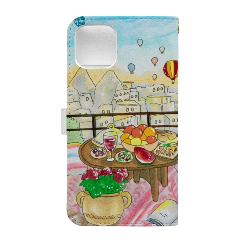 YOKO KOBAYASHIのiPhone11Pro専用 Book-Style Smartphone Case :back