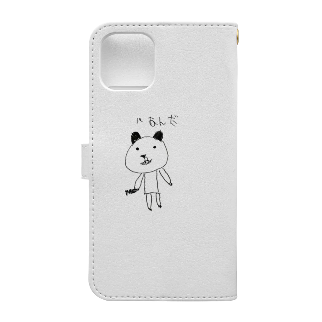 おちゅ～りのパあんだ Book-Style Smartphone Case :back