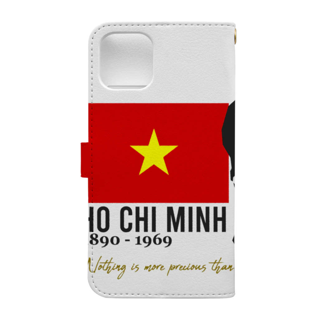 JOKERS FACTORYのHO CHI MINH Book-Style Smartphone Case :back