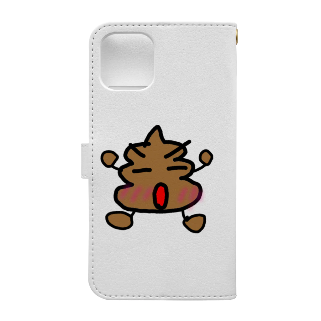 🐒たろちゃん🐒のうんこマン Book-Style Smartphone Case :back